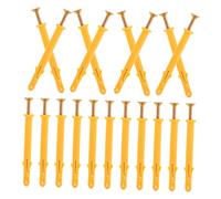 Angoily 50 Ensembles Kit de Chevilles et Vis Autoforeuses pour Cloison Sèche Fixation Murale Résistante Fixation Décorative Installation Facile pour Étagères Miroirs et