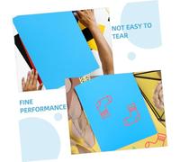 Angoily 50 Feuilles Papier Cartonné Bleu Lac Diy Bricolage Créatif Origami Matériel Artisanat Loisirs et Scrapbooking