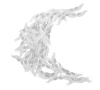 Angoily 50 Pièces Breloques Plumes Ange Vintage avec Strass Pendentifs Dangle Punk pour Fabrication de Bijoux Accessoires DIY pour Colliers Bracelets Boucles Oreilles et Décoration