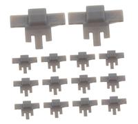 Angoily 50 Pièces Clip Limiteur d'Angle de Charnière pour Porte d'Armoire, Lot de 50 Pièces en Plastique, Contrôle Précis de L'Ouverture, Compatible Charnières Américaines, Cuisine et