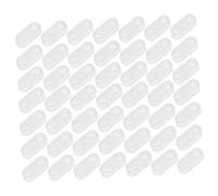 Angoily 50 pièces Connecteur Chaîne à Billes Transparent pour Stores Verticaux et Romains Léger et Accessoire Pratique pour Chaînette Boules de Fenêtre