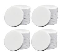 Angoily 50 Pièces Disques de Polissage pour Ongles Blanc Adhésif Outils de Manucure pour Éliminer Rugosités Briller Ongles pour Soins et Art