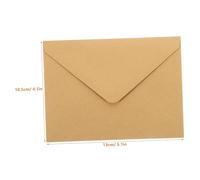 Angoily 50 pièces Enveloppes Vintage Élégantes pour Cartes Invitation Mariage Anniversaire Bureau Papier