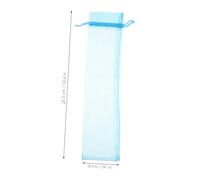 Angoily 50 pièces Organza Drawstring Bags For Folding Hand Fans Lightweight Fan Pouches Closure For Weddings Parties And Gift Wrapping