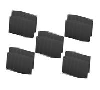 Angoily 50 Pièces Plaque Métal Aluminium Noire avec Plaques Vierge pour Gravure Laser Panneaux de Porte Bureau Résistants et Lisses Signalétique Personnalisable