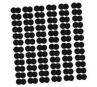 Angoily 500 paires Pastilles Adhésives Rondes avec Fixation Puissante Autocollantes et Amovibles pour Organisation et Bricolage Noir