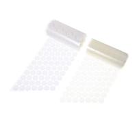 Angoily 500Paires Stickers Rond Dots Auto-adhésifs Blancs pour Bricolage Pastilles Adhésives Multipurpose Collage Solide pour Décorations et Artisanat