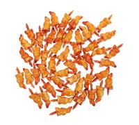 Angoily 50pcs Nez De SéCurité En Plastique Longs Pour Bonhomme De Neige De NoëL, Nez De Carotte En RéSine Orange Miniature Pour L'Artisanat, La CréAtion Et L'Embellissement Projets CréAtifs DéCoration