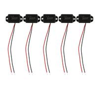 Angoily 5pcs Alarme Sonore Mécanique Buzzer D'alarme en Plastique Léger Haute Pression Sonore pour Usage Industriel Imprimantes et Ordinateurs