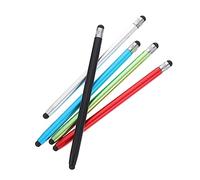 Angoily 5pièces Stylet Tactile Double Tête pour Smartphones Et Tablettes De Stylus Capacitif Compatible avec Écrans Tactiles