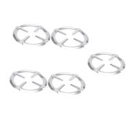 Angoily 5pièces Support Acier Inoxydable Pour Pot Étagère Antidérapante Pour Cuisinière à Pratique Et Résistante Chaleur