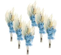 Angoily 6 Bouquets Mini de Fleurs Séchées Naturelles Bohèmes Compositions DIY Décorations Colorées pour Maison Mariage et Loisirs Créatifs