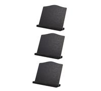 Angoily 6 Ensembles Tableau Bois Double Face Effaçable avec Support de Petits Panneaux Ardoise pour Décoration et Messages Réutilisables