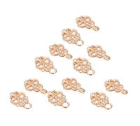 Angoily 6 paires Boutons de Fermeture pour Vêtements Cheongsam Alliage de Zinc Surface Lisse et Adaptés Aux Robes Traditionnelles Chinoises et Vêtements Ethniques