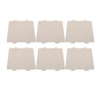 Angoily 6 pièces Couvercle de Guidage Ondes Mica Résistant à Haute Température Plaque de Rechange pour Four Micro-ondes Accessoire de Réparation pour Protection Du Micro-ondes
