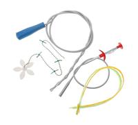 Angoily 6 pièces Kit de Crochets de Débouchage Flexibles pour Évier et Canalisation Outil pour Cuisine et Salle de Bain Nettoyage des Drains et Canalisations Élimination Rapide des