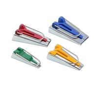 Angoily 6 Pièces Kit Outil de Couture Multifonctionnel pour Fabrication de Ruban Biais Coloré Accessoire Maison pour Machine à Coudre Pliage Rapide et Précis pour Patchwork et Reliure