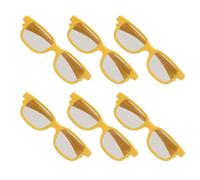 Angoily 6 pièces Lot de Lunettes Garçon Fille Plastique Légères pour Cinéma Jeux et Films Immersifs Lunettes Anaglyphes pour Écran Ordinateur et Théâtre