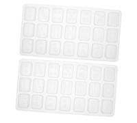 Angoily 6 Pièces Moule Silicone Mahjong DIY et Flexible pour Artisanat Créatif Tuiles Mahjong Silicone pour Projets Bricolage Couleur Aléatoire