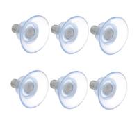 Angoily 6 pièces Ventouses PVC Transparent à Vis pour Meubles Anti-collision avec Fixation pour Table Verre et Bureau