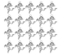 Angoily 60 Breloques Cheval Galop en Alliage Vintage pour Création de Bijoux - Pendentifs Animaux DIY pour Bracelets et Décorations du Nouvel An Chinois 2026 - Accessoires Amulette