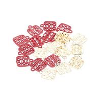 Angoily 60 Pièces Double Charmes Alliage pour Mariage Diy Pendentifs Chinois Suspendus pour Décoration Noces Accessoires Artisanaux pour Personnalisées