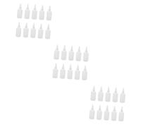Angoily 60 Pièces Lot de Flacons Doseurs Translucides avec Bec Verseur pour Pigments Colle Liquide et Latex Bouteilles Réutilisables pour Peinture et Bricolage Compatibles Outils Standard