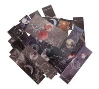 Angoily 60 Pièces Lot de Marque Pages Thème Espace Papier Premium Étiquettes Décoratives Adorables pour Lecteurs et pour Scrapbooks et Calendriers