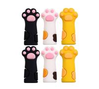 Angoily 6pcs Capuchons en Silicone Protection pour Ciseaux Manucure et Pédicure Accessoires Réutilisables pour Outils Ongles de Patte de Chat