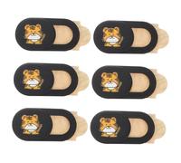 Angoily 6pièces Cache-Webcam pour Protection De Webcam Lot Obturateur De Confidentialité Cache-Objectif Tiger Year Facile à Installer Et Retirer