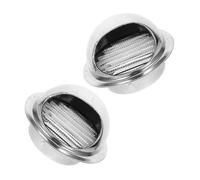 Angoily 6pièces Couvercle De Ventilation Rond Acier Inoxydable Pour Aération Murale Et Plafond Pour Cuisine Et Salle De Bain