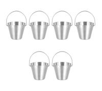 Angoily 6pièces Support à Œufs Acier Conteneur De Rangement Pratique Pour Restaurant Accessoire Pour Cuisine Pour Œufs Durs Et Service De Table