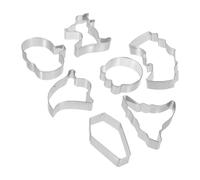 Angoily 7 Pièces Emporte-pièces D'halloween en Acier Inoxydable, Légers et Portables, pour Biscuits Maison aux Formes Variées, Décoration pour Pique-niques