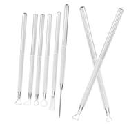 Angoily 8 Pièces Aiguilles Aluminium pour Argile Outils de Sculpture Antirouille Prise Ferme Détails pour Modelage DIY