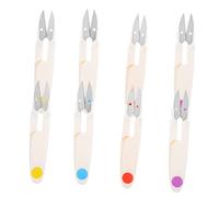 Angoily 8 Pièces Ciseaux U Lot Capuchon Outils de Couture de Bricolage Parfaits pour Couper Fils Tissus Cisailles Durables Pratiques avec Design Compact