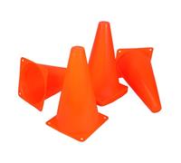 Angoily 8 Pièces Cônes de Football Orange Lot de Cônes Multi Fonctionnels pour Entraînement Sportif Marqueurs de Pratique pour Écoles et Parcs