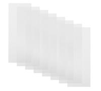 Angoily 8 Pièces Masque fursuit en Maille pour Les Yeux Masque Faire des Fournitures PVC White