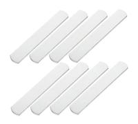 Angoily 8 Pièces Plaques Acier Inoxydable pour Gilet Lesté Lests Ajustables Durables pour Ceinture de Musculation et Entraînement Fitness Protection Tibiale Antirouille