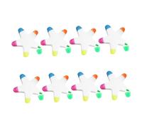 Angoily 8 pièces Surligneurs Étoiles Fluorescents pour École et Bureau Marqueurs Aquarelle Créatifs pour Prise de Notes et Dessin Précis