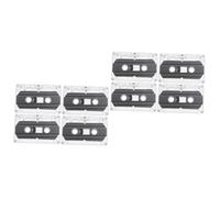 Angoily 8pièces Cassettes Audio Vides Enregistrables avec Boîtier Transparent pour Projets Et Messages Personnalisés