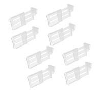 Angoily 8pièces Organisateur De Réfrigérateur Cloisons Réglables Pour Compartiment De Frigo Séparateurs Pratiques Pour Rangement De Bouteilles Et Boîtes Accessoire De Cuisine