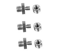 Angoily 9 pièces Kit Vis Métal avec Écrous Adaptateurs pour Fixation Support Caméra Accessoires Montage Appareils Photo Ensemble Antirouille