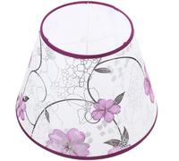 Angoily Abat-jour De Lampe De Chevet Abat-jour De Lustre Cache Plafonnier Abat-jour Floral Abat-jour Fleur Couvre-lampes En Lin Petits Abat-jour Petit Abat-jour Violet Ménage En Tissu E27