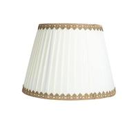 Angoily Abat-jour De Lampe De Table Et Lampadaire En Tissu Et Dentelle Beige, Compatible Douille E27, Dimensions Sup 20 Cm Inf 30 Cm Hauteur 22 Cm, Éclairage Décoratif Pour Chambre Et Salon,