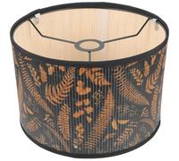 Angoily Abat-Jour En Bambou Tressé 12X12X7.87 Pouces Abat-Jour Vintage Pour Lampes De Table Décoration Luminaire Intérieur Pour Salon Et Chambre Protection Contre La Poussière Et Lumière Douce