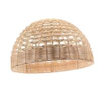 Angoily Abat-Jour en Rotin Tressé Suspendre et Lampadaire - Diffuseur Lumineux Moderne, Douceur Lumière, Protection des Ampoules, Salon et Bureau