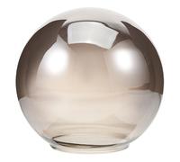 Angoily Abat-Jour en Verre de Remplacement Sphérique Fumé Diamètre 150 MM Grand Calibre 70 MM Abat-Jour Suspendre et Plafonnier Couvercle de Lampe Transparent Ambre Adapté Salon