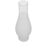 Angoily Abat-Jour en Verre Mat pour Lampe à Pétrole Cheminée Résistante à Haute Température Diamètre 55 CM Couvercle de Rechange pour Lampe à Huile Accessoire Anti-Vent pour