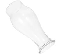 Angoily Abat-Jour en Verre Transparent pour Lampe à Huile Vintage Diamètre 75 CM Diamètre Inférieur 67 CM Accessoire pour Lampes à Pétrole D’Intérieur et Décorative