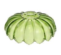 Angoily Abat-jour en Verre Vert Citrouille, Cache-ampoule Suspendre et Applique Murale, Abat-jour Décoratif en Verre Soufflé, Compatible Lampes de Table et Éclairage Extérieur